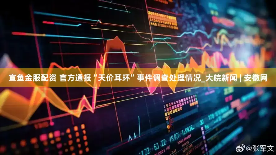 宣鱼金服配资 官方通报“天价耳环”事件调查处理情况_大皖新闻 | 安徽网